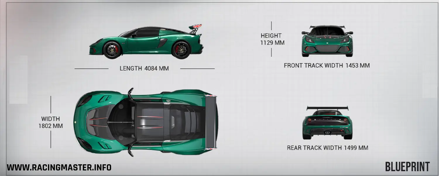 Planta do Lotus Exige Cup 430 '18