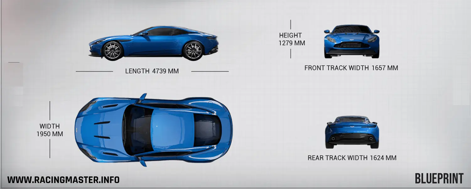 Planta do Aston Martin DB11 V12 Coupe '18
