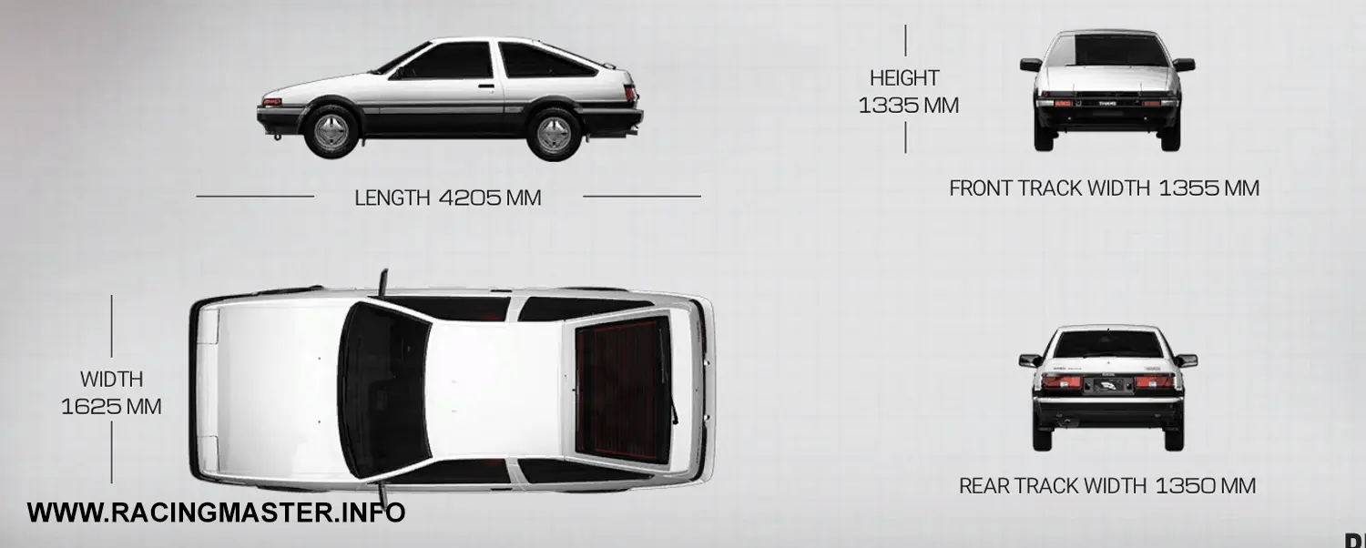 Planta do Toyota AE86 Sprinter Trueno '85
