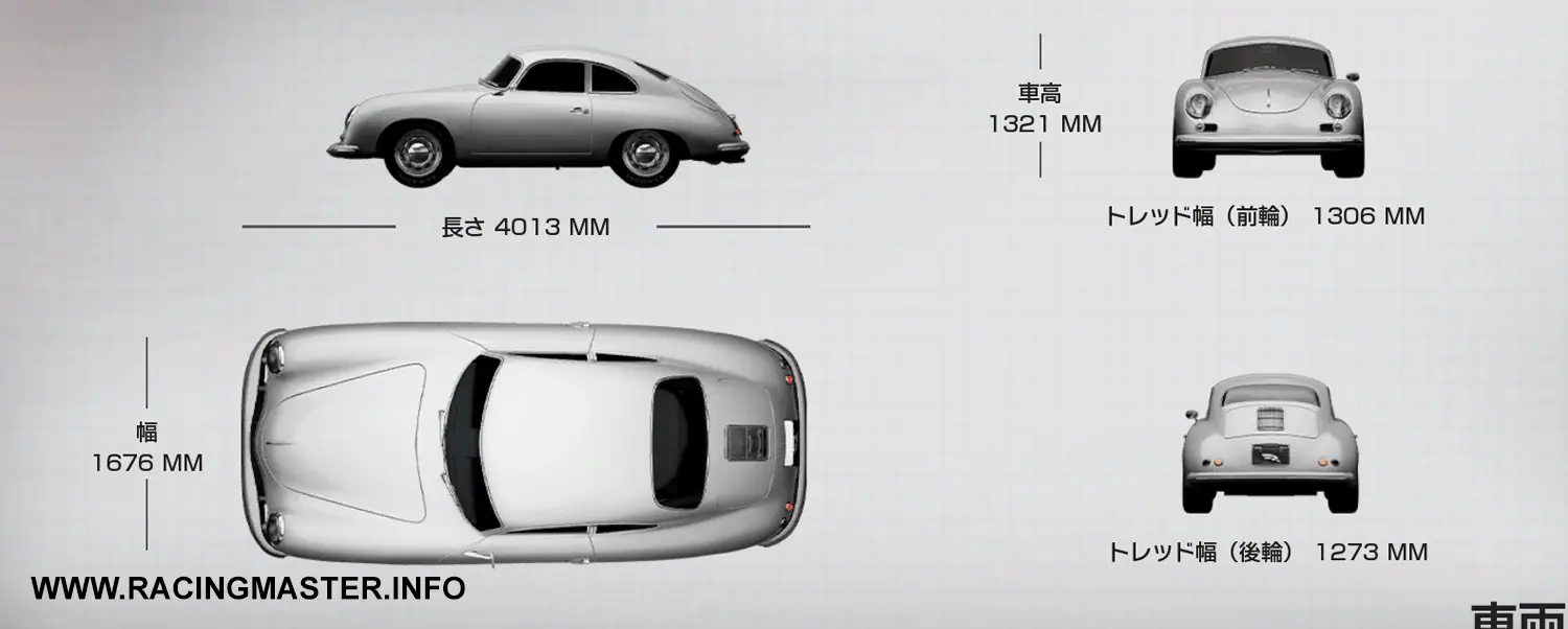 Planta do Porsche 356 1500 Coupe '54
