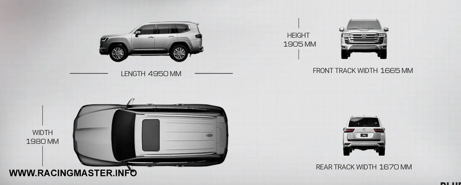 Planta do Toyota Land Cruiser VX-R '23