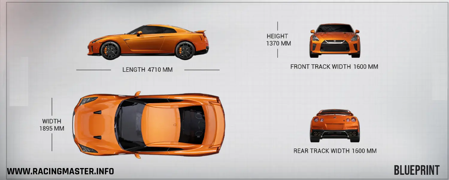 Planta do Nissan GT-R '18/
