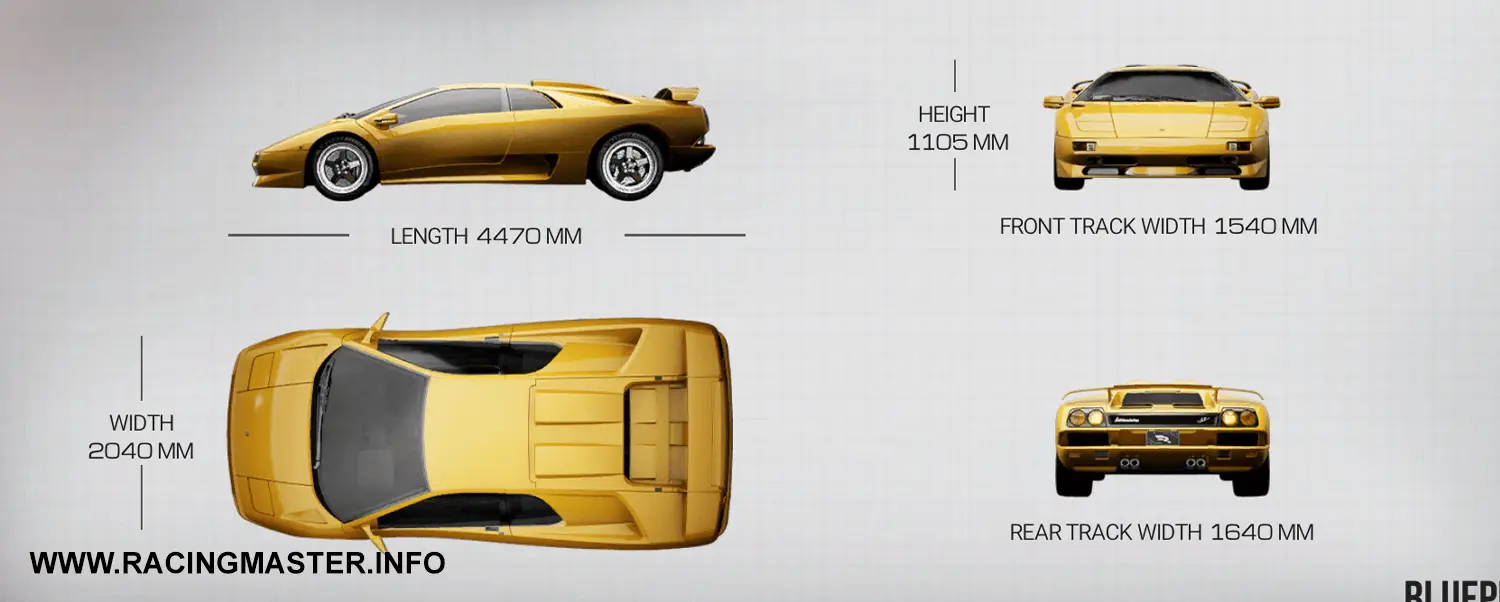 Planta do Lamborghini Diablo SV '98
