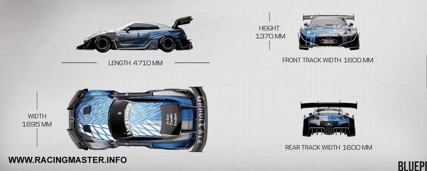 Planta do Nissan GT-R Wind of Freedom Edition '18