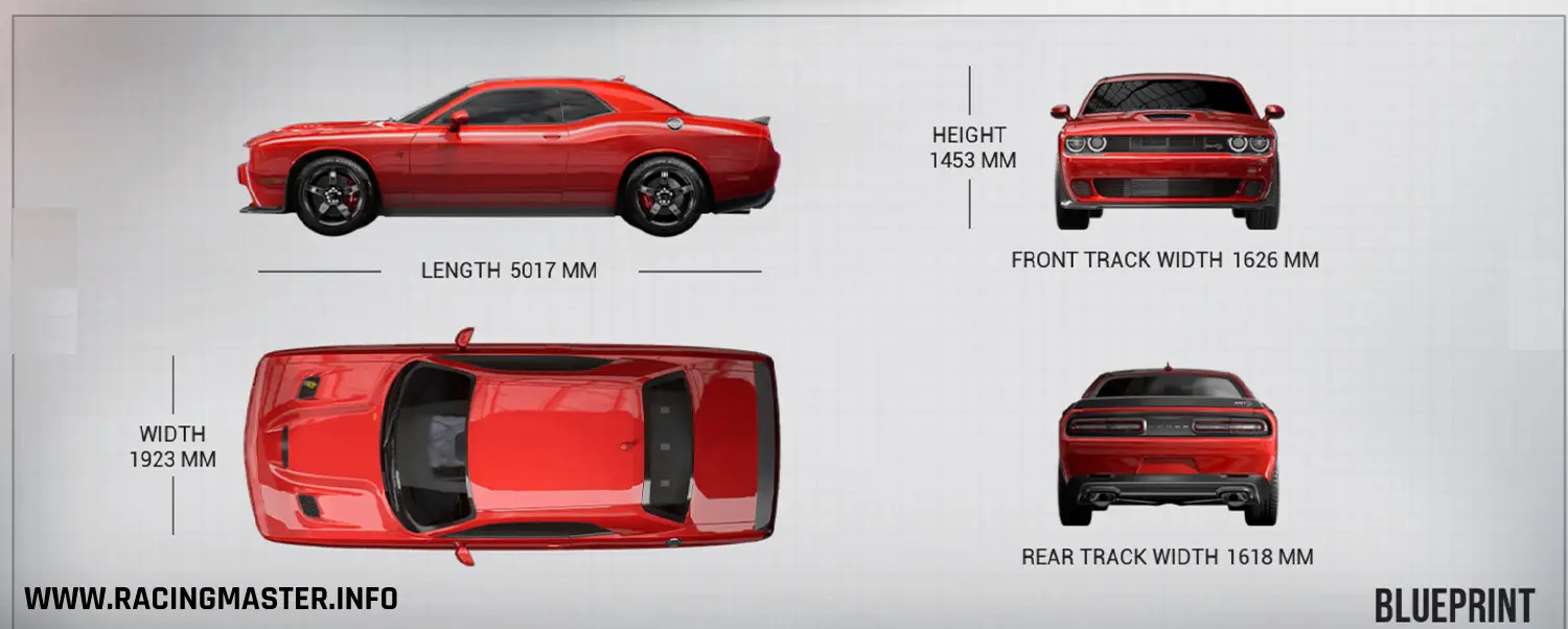 Planta do Dodge Challenger SRT Hellcat '18