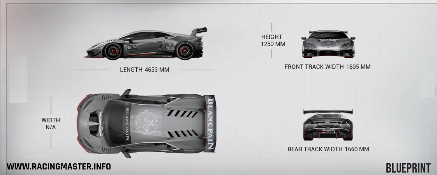 Planta do Lamborghini Squadra Corse Huracan LP620-2 Super Trofeo